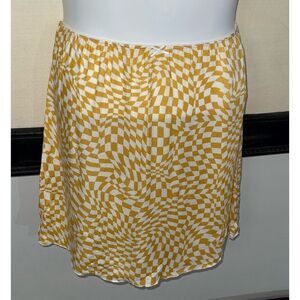 Love, Fire Yellow Slip Skirt - Size Small